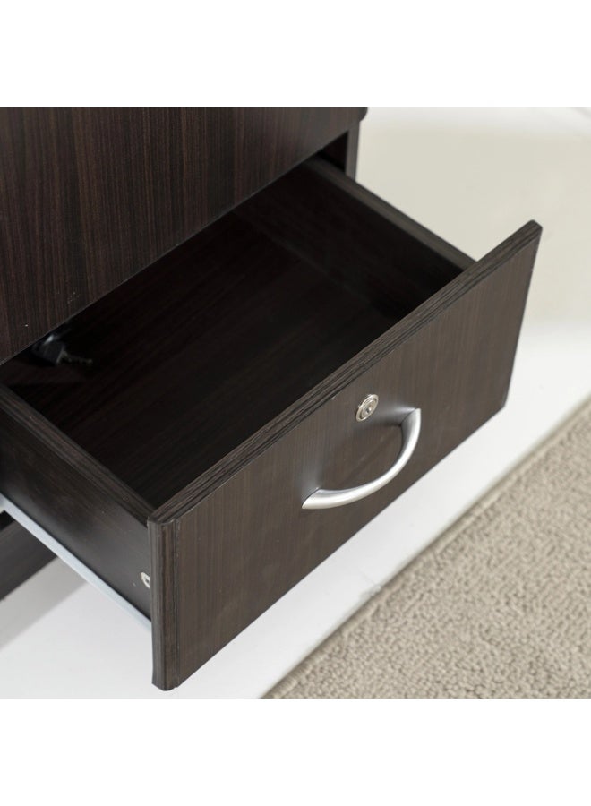 ABX HOME Riley 2 Door Wooden Wardrobe With One Lockable Drawer (With Installation) - Image 4